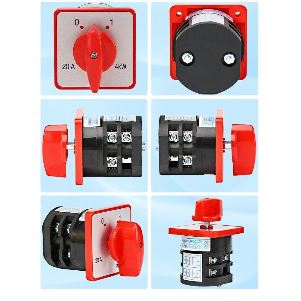 Changeover Switch 20A 380V 3-Pole for HZ5D-20/4
