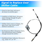 Auto Trans Gear Shift Cable for Ford Fusion, Lincoln MKZ (2010–2012)