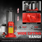 20 Ton Air Hydraulic Lift Bottle Jack for Cars Trucks (10.4-19.8in)