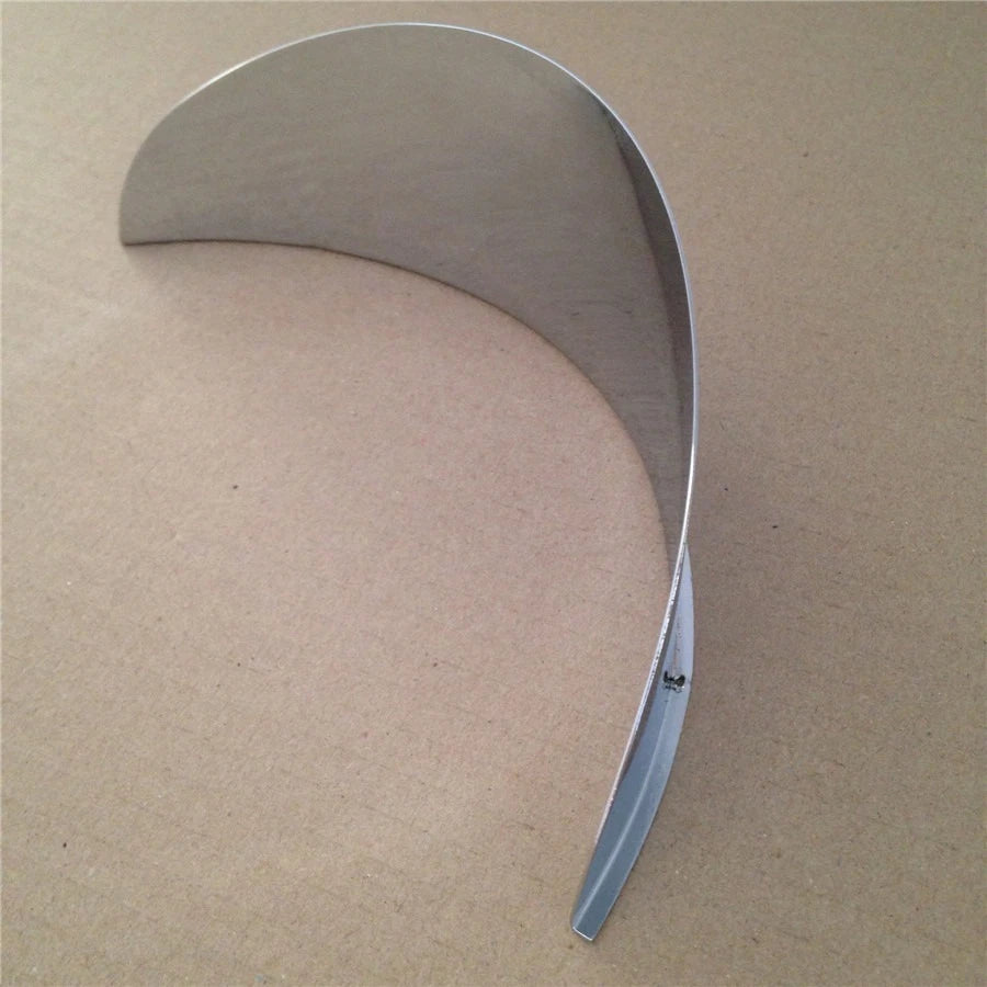 7" Chrome Headlight Visor for Cafe Racer Harley Honda Yamaha Kawasaki Suzuki