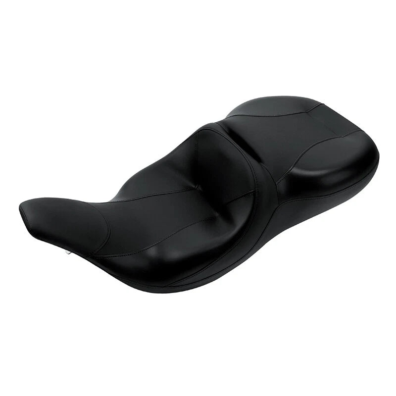 Black Rider Driver & Passenger Seat for Harley Electra Glide FLHT (1997–2007)