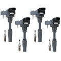 Set of 4 Ignition Coils & Iridium Spark Plugs for Acadia, Canyon, Impala