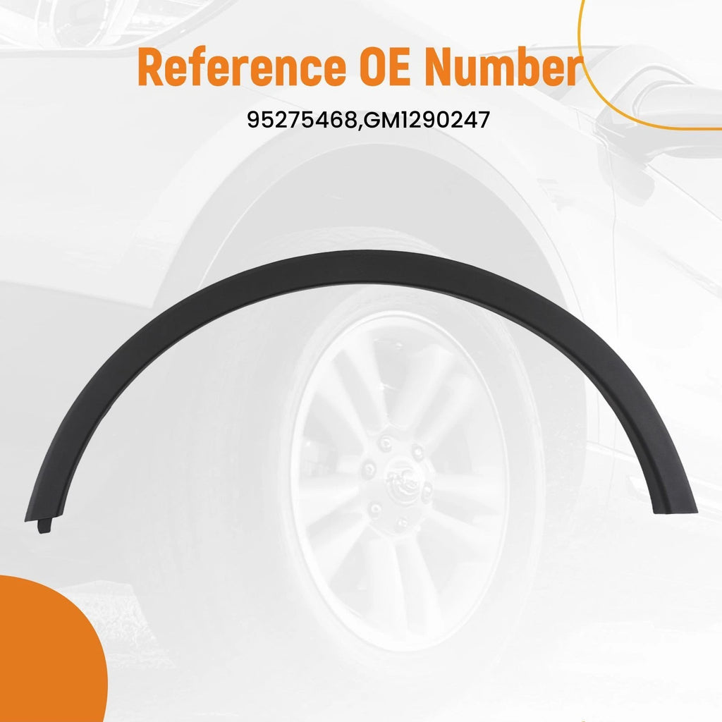 Driver Front Left Fender Trim for Buick Encore (2013–2022) 95275468 Black