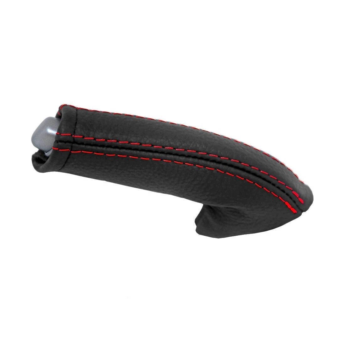 E Brake Boot Cover for Honda Civic (2006–2011) Red Stitch PVC Leather