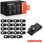 20 Pcs Bumper U Nut Clip for GM Chevy GMC (M8-1.25) (2015–2025)
