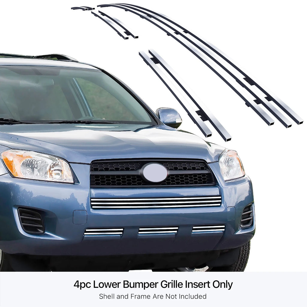 Stainless Steel Chrome Billet Grille Insert for Toyota RAV4 (2009-2012)