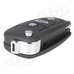 Folding Key Shell Remote Case 3 Buttons for Audi Q7 A8 Quattro (2007-2015)