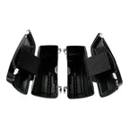 Saddlebags Saddle Bag with Black Softail Brackets for Harley Fatboy