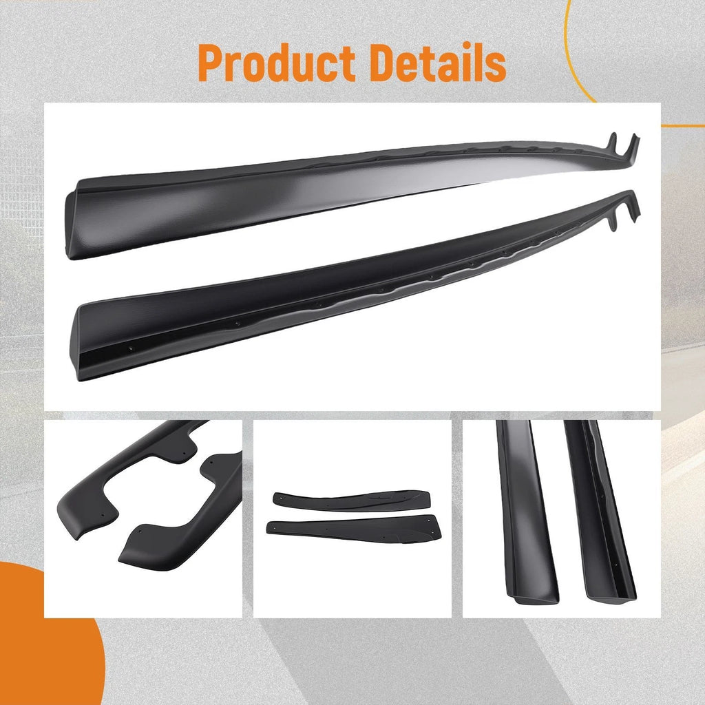 Body Side Extension Kit for Chevrolet Corvette (2005–2013) Black ABS