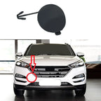 Front Bumper Tow Hook Eye Cover for 16-18 Hyundai Tucson (2016-2018)