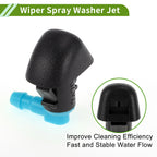 Windshield Washer Nozzle Set of 2 with Y Hose Connector for Honda Odyssey 