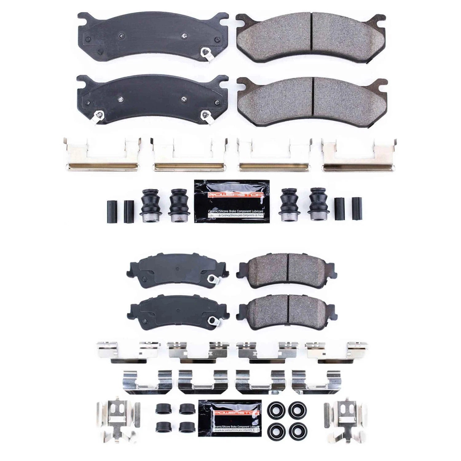 PowerStop Z23 CarbonFiber Ceramic Disc Brake Pad Kit for Astro Safari (1990–2005)