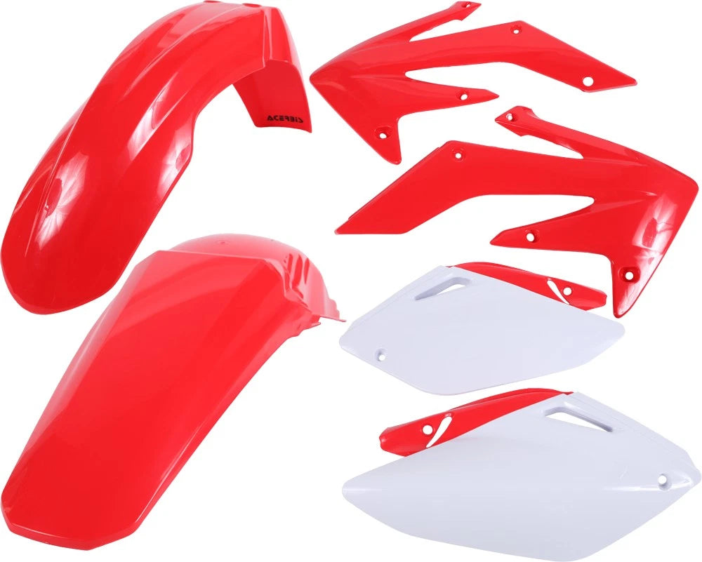 Acerbis Plastic Body Kit for Honda CRF250R (2004–2005) Offroad Red