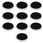 Set of 10 Natural Lambskin Wool Buffing Pads for Car Detailing