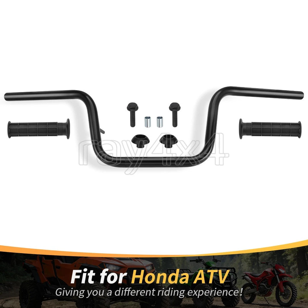 Heavy Duty Handlebar & Grips for Honda Rubicon 500 TRX500FA TRX500FGA (2005–2007)