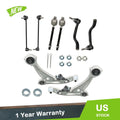 Set of 8 Front Control Arms Kit and Tie Rod for Nissan Altima Sedan (2007–2013)