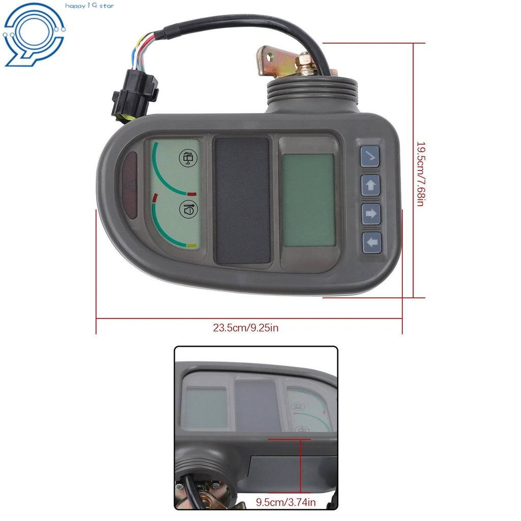 Monitor Display Panel for Volvo EC210B EC210 EC240 EC460 (14390065P03, 14390065P02)