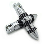 Chrome Front Foot Peg for Honda CBR 954RR (2002–2003)