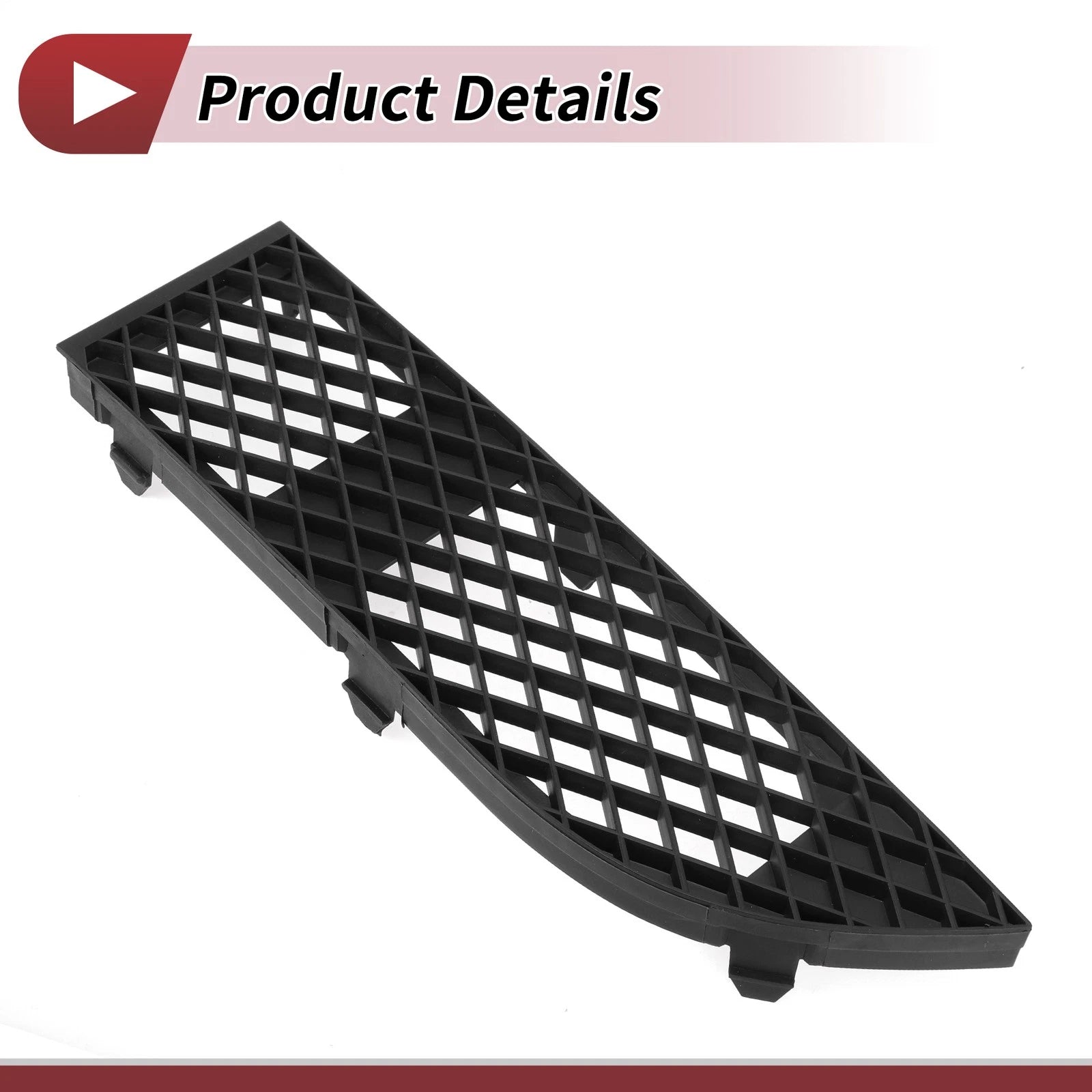 1 Pc Fog Light Grill for BMW 750Li (2006–2008) No. 51117135563 Black