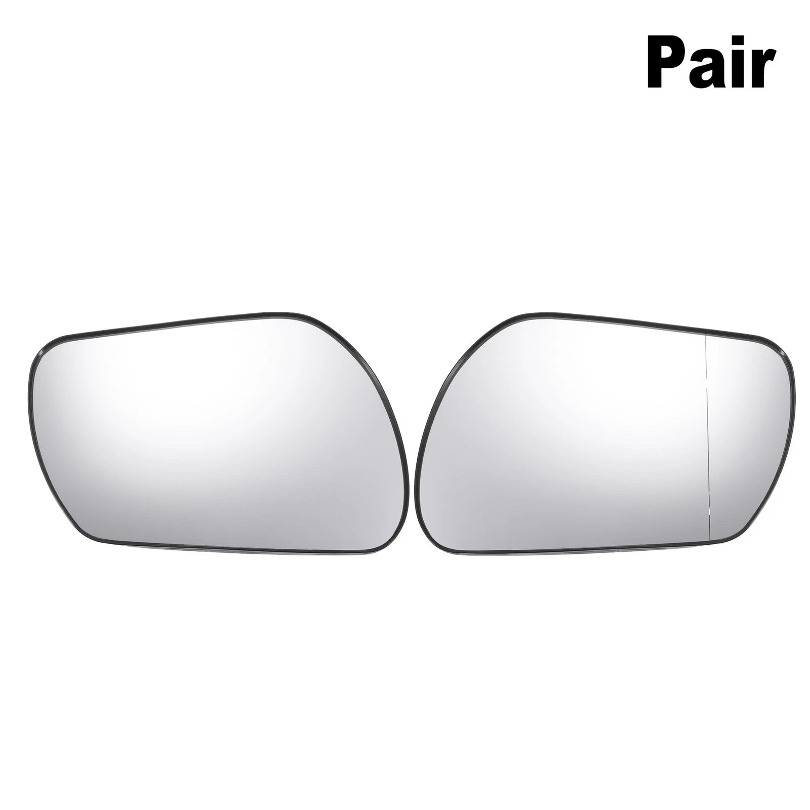 Pair Side Mirror Glass with Backing Plate for Mazda 3 6 (Non-heated)