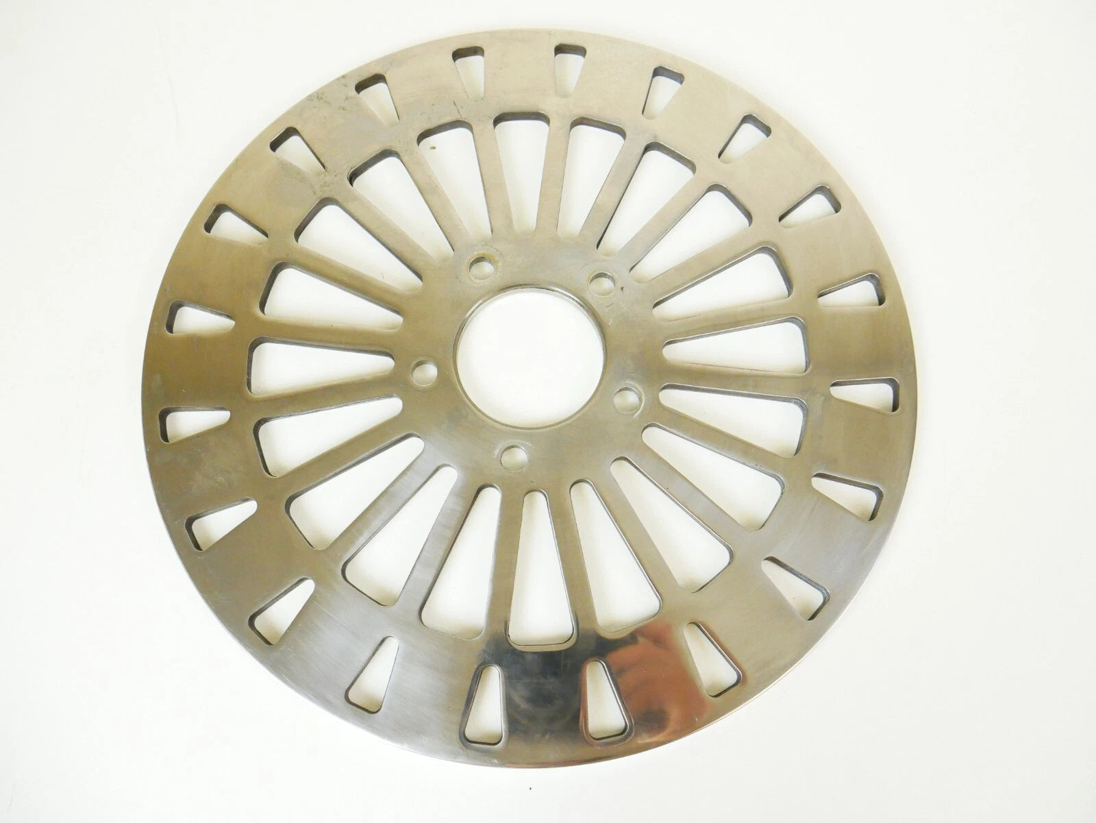 Drag Specialties Polished One-Piece Brake Rotor for Harley Touring (2008–2015)