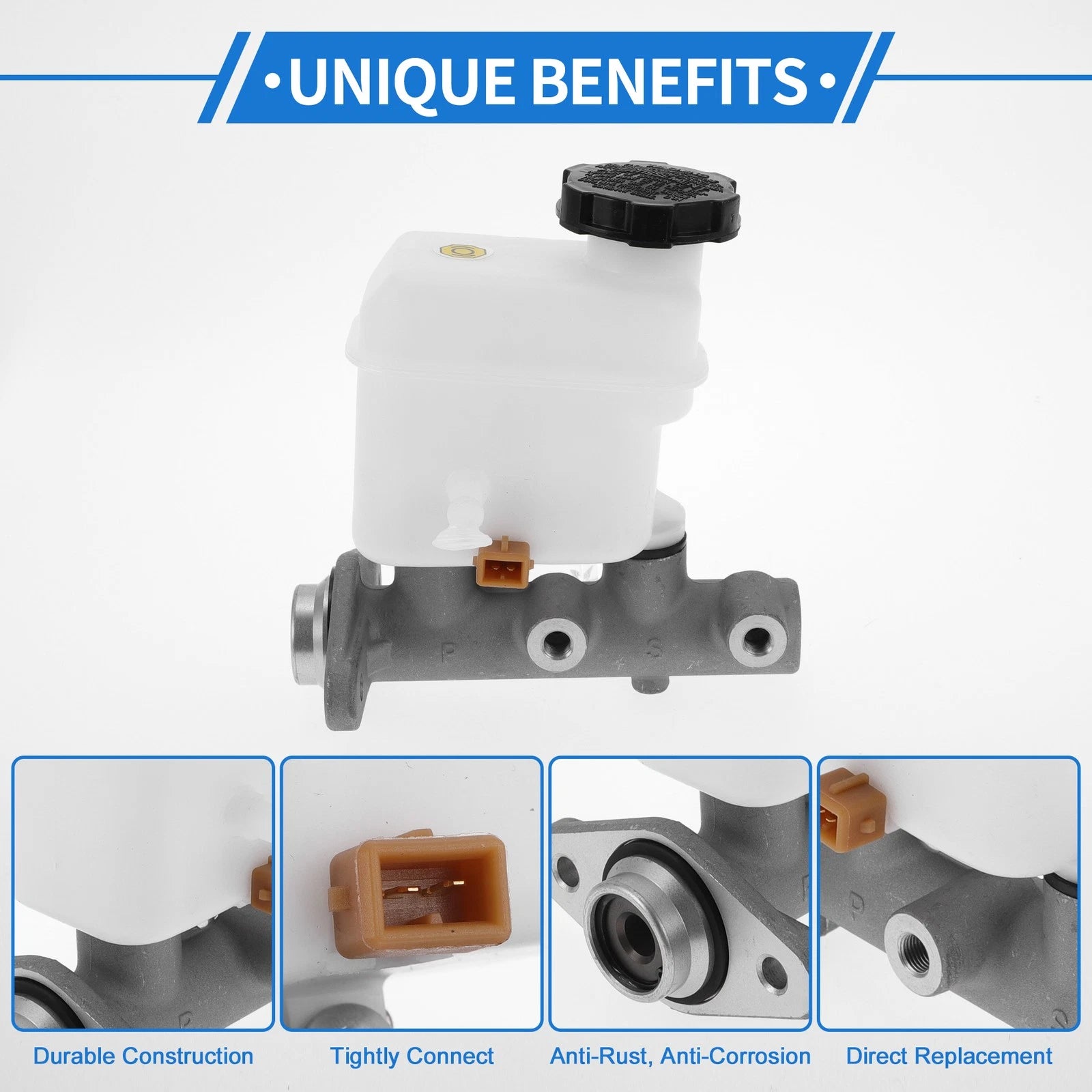Brake Master Cylinder with Reservoir No. 585103K200 for Hyundai Sonata (2006–2008)