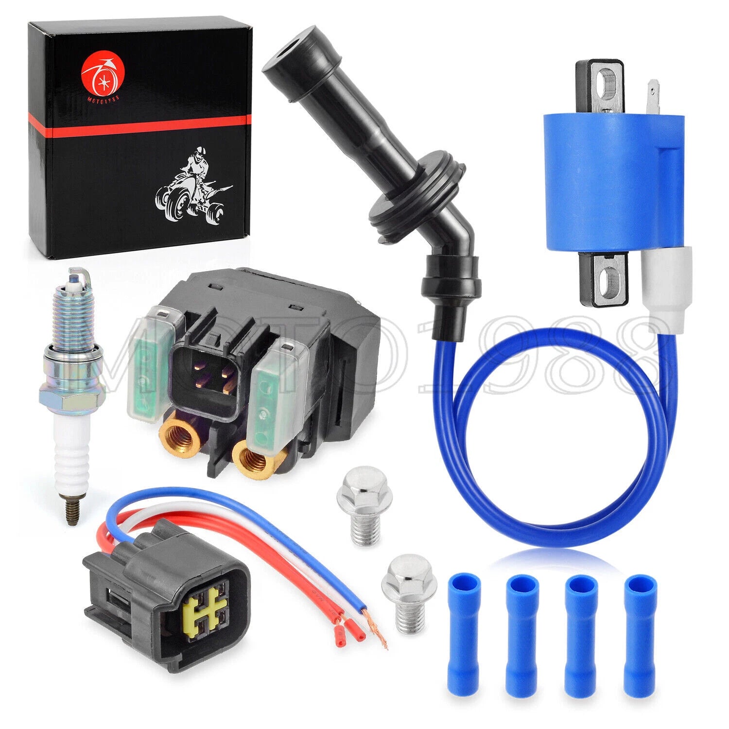 Ignition Coil Starter Solenoid Relay Connector for Yamaha Rhino 660 (2004–2007)
