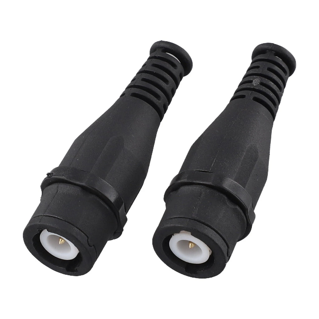 Set of 2 BNC Male Adapters for Video and Power Supply Integration