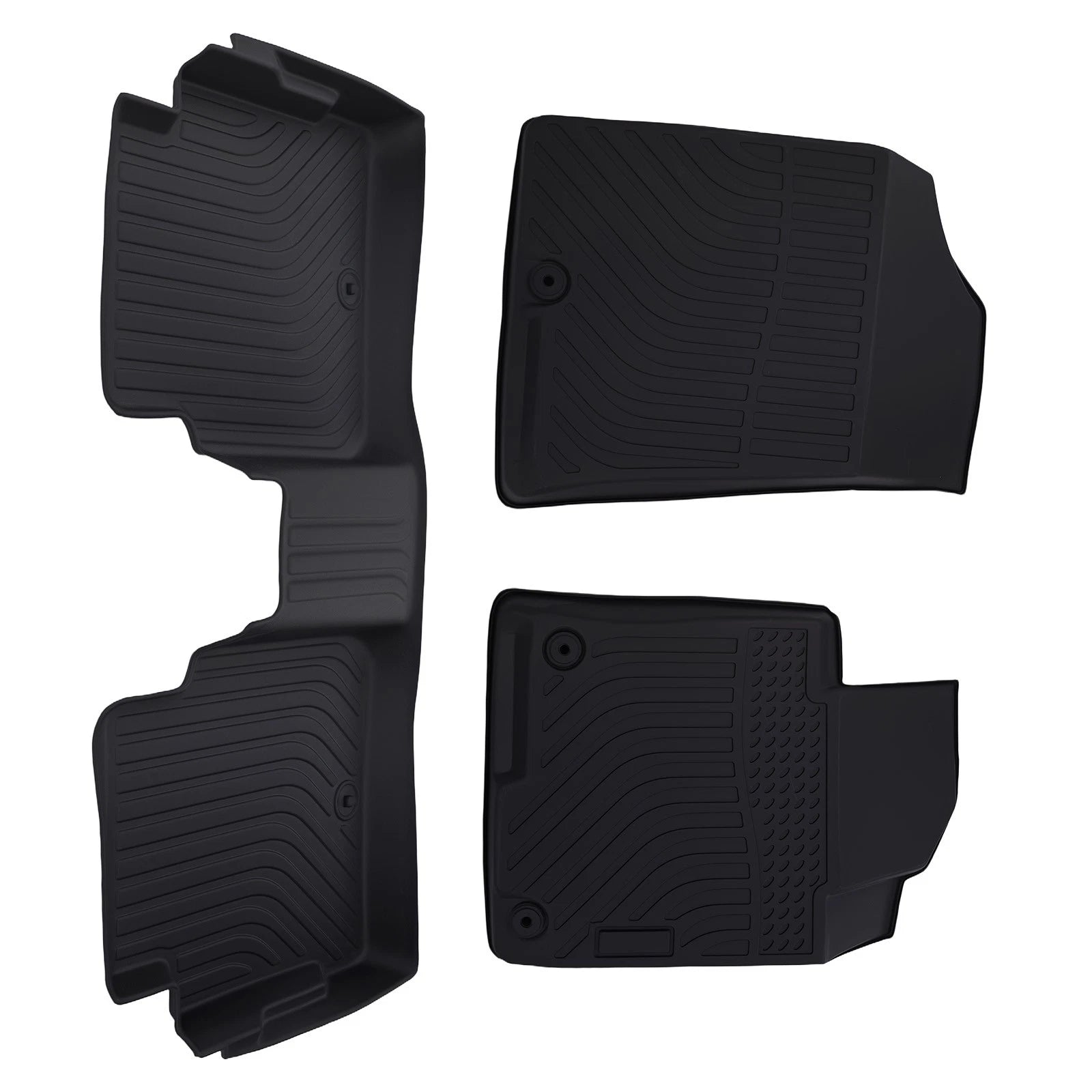 Set of 4 Anti-Slip All-Weather Floor Mats for Kia Optima (2016–2020) Hyundai Sonata
