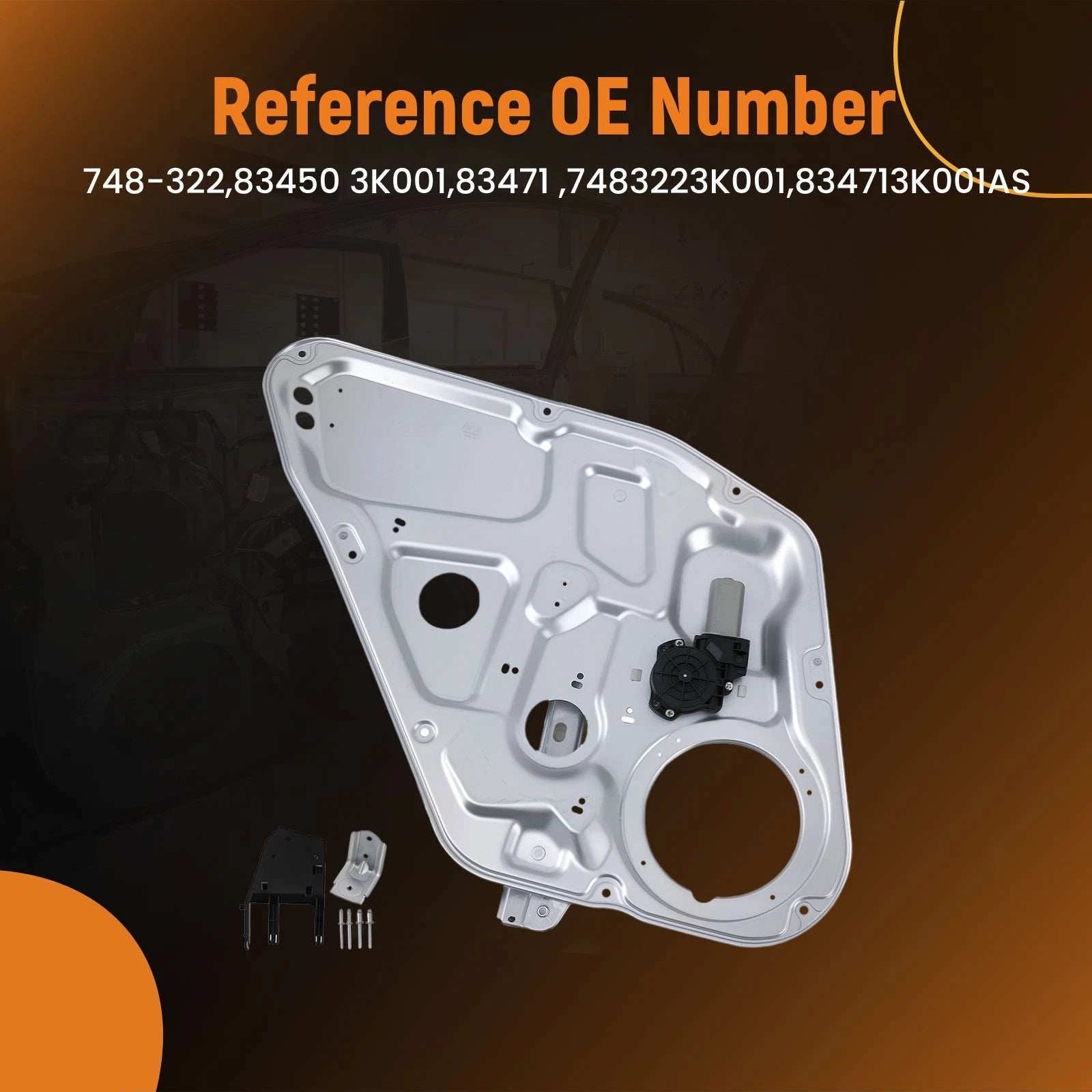 Power Window Mechanism Kit for Hyundai Sonata (2006-2010) Rear Left