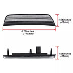 2X Clear Amber LED Front Side Marker Lights for Jeep Grand Cherokee (2021–2025)