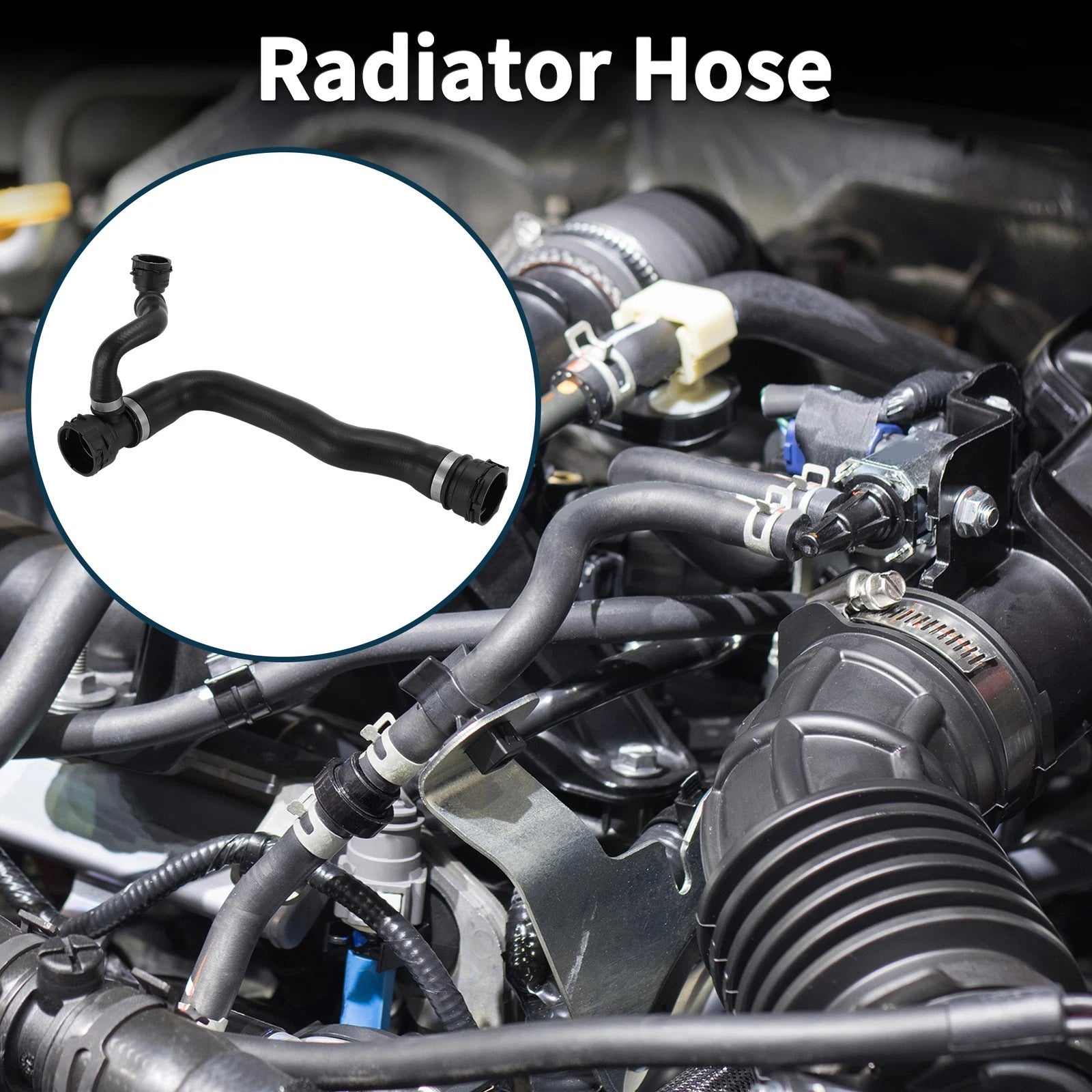 Radiator Hose No.17127519256 for BMW 525i (2004–2005) Upper Hose
