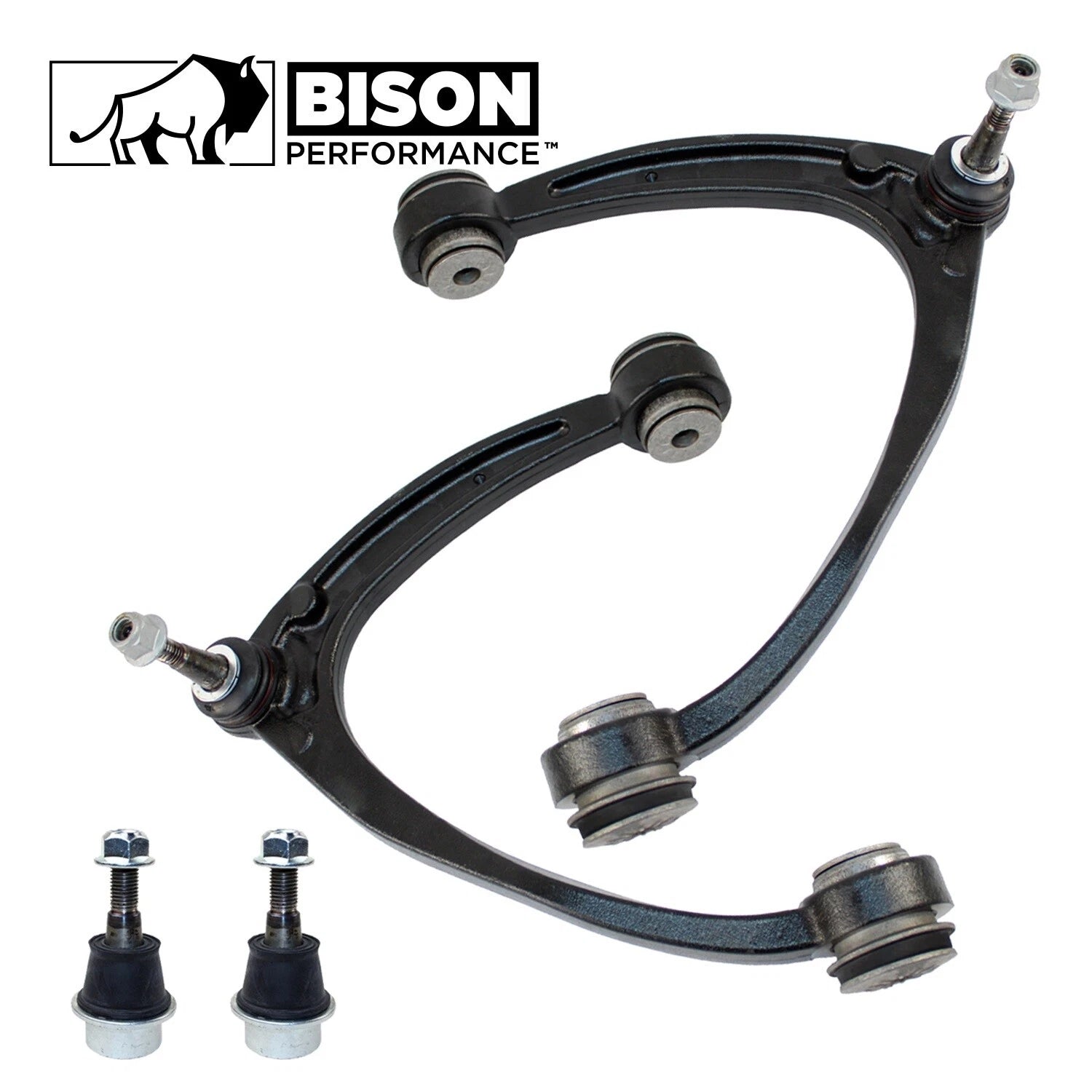 Set of 4 Front Upper Control Arms & Lower Ball Joints for Chevy GMC