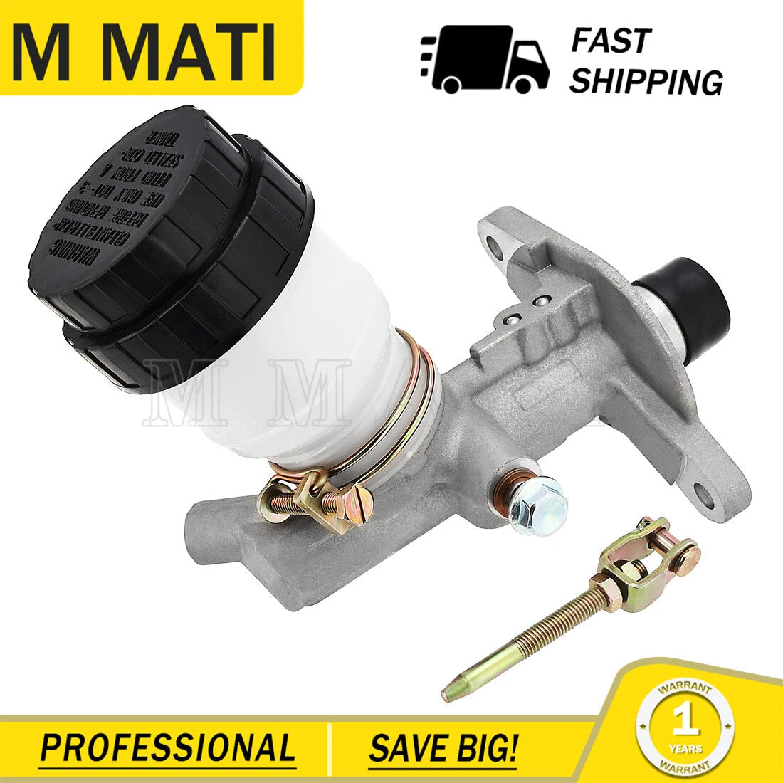 Rear Brake Master Cylinder Pump for Yamaha Rhino YXR 450 660 (2004–2009) 5UG-2583T-00-00