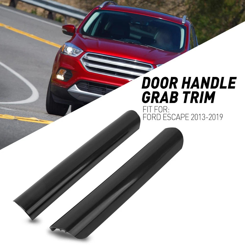 Set of 2 LH RH Interior Armrest Pull Grab Handle Trim for Ford Escape (2013–2019)