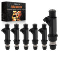 Set of 6 Fuel Injectors for Isuzu Amigo Rodeo Sport (1998–2000)