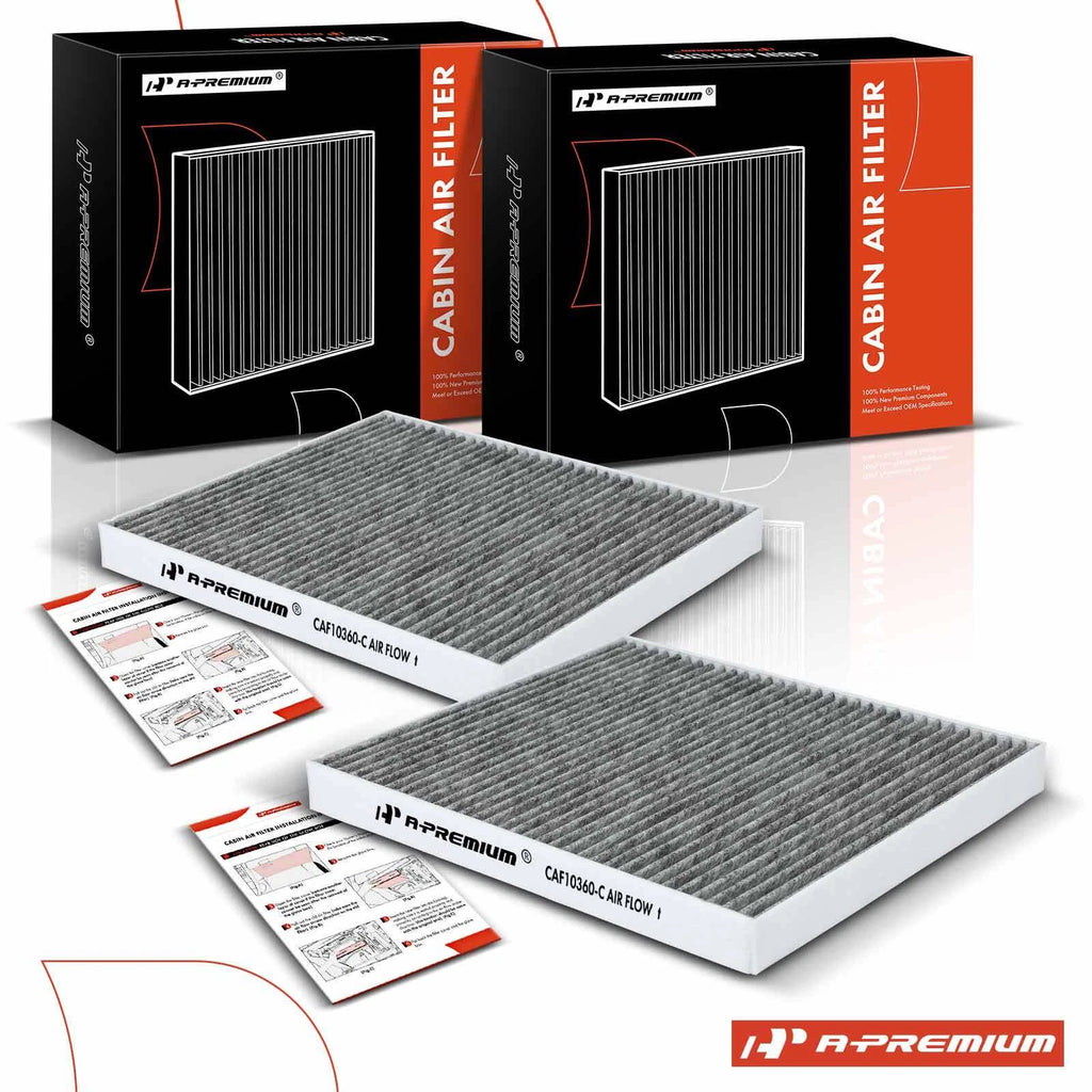 2X Activated Carbon Cabin Air Filter for Chevy Silverado (2019–2023)