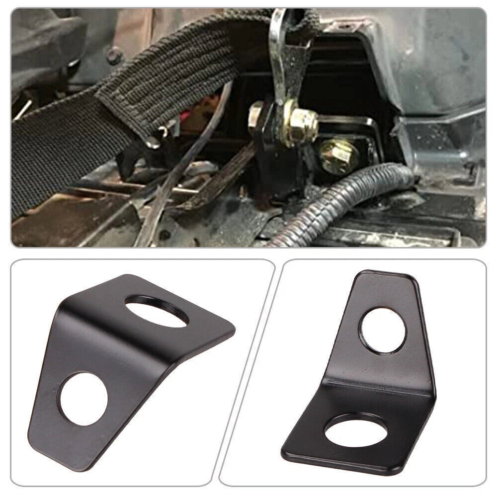 Set of 8 Seat L-Bracket Hardware Kit for Belt Mounting