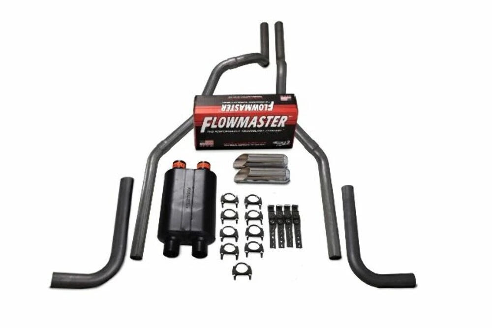 2.5" Dual Exhaust Flowmaster D Super 40 for Chevy GMC 2500 (2000–2006)