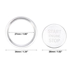 Start Stop Button Cap Ring Kit for Audi A4L A6L Q5 A5 A7 (2010–2020)