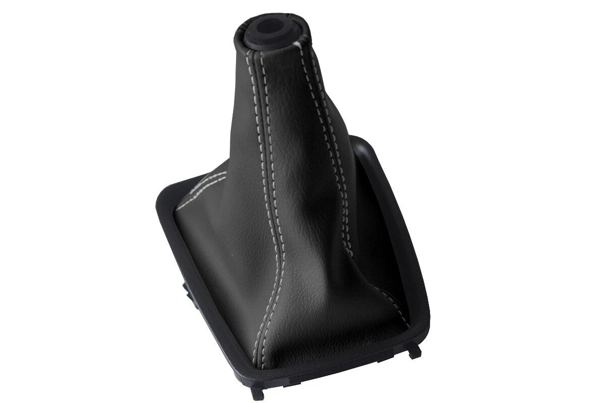 Leather Manual Shift Boot Cover for Nissan Skyline R32 (1989–1993) Gray Stitch