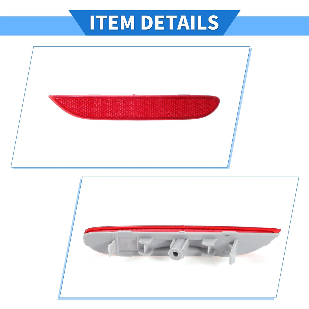Rear Right Bumper Reflector No. 26560JJ90A/265606CA0A for Nissan Rogue (2014–2022)