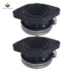 2X Throttle Body Adapter Intake Manifold Boot for Polaris Ranger RZR XP (2015–2021)