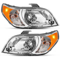Halogen Headlight Pair for Chevy Aveo 5 LS/LT (2009–2011) W/Amber Reflector