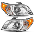 Halogen Headlight Pair for Chevy Aveo 5 LS/LT (2009–2011) W/Amber Reflector