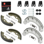 Front & Rear Brake Shoes Kit for Honda Rancher 400 TRX400FA/FGA (2004–2007)