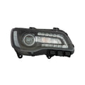 Black Passenger Side Halogen Headlight Assembly for 2018-2020 Chrysler 300