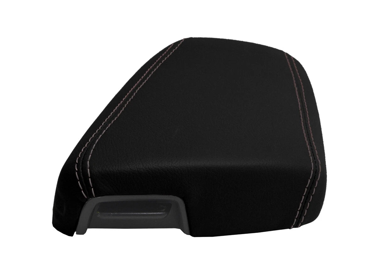 Center Console Lid Armrest Cover for Kia Optima (2011–2015) Gray Stitch