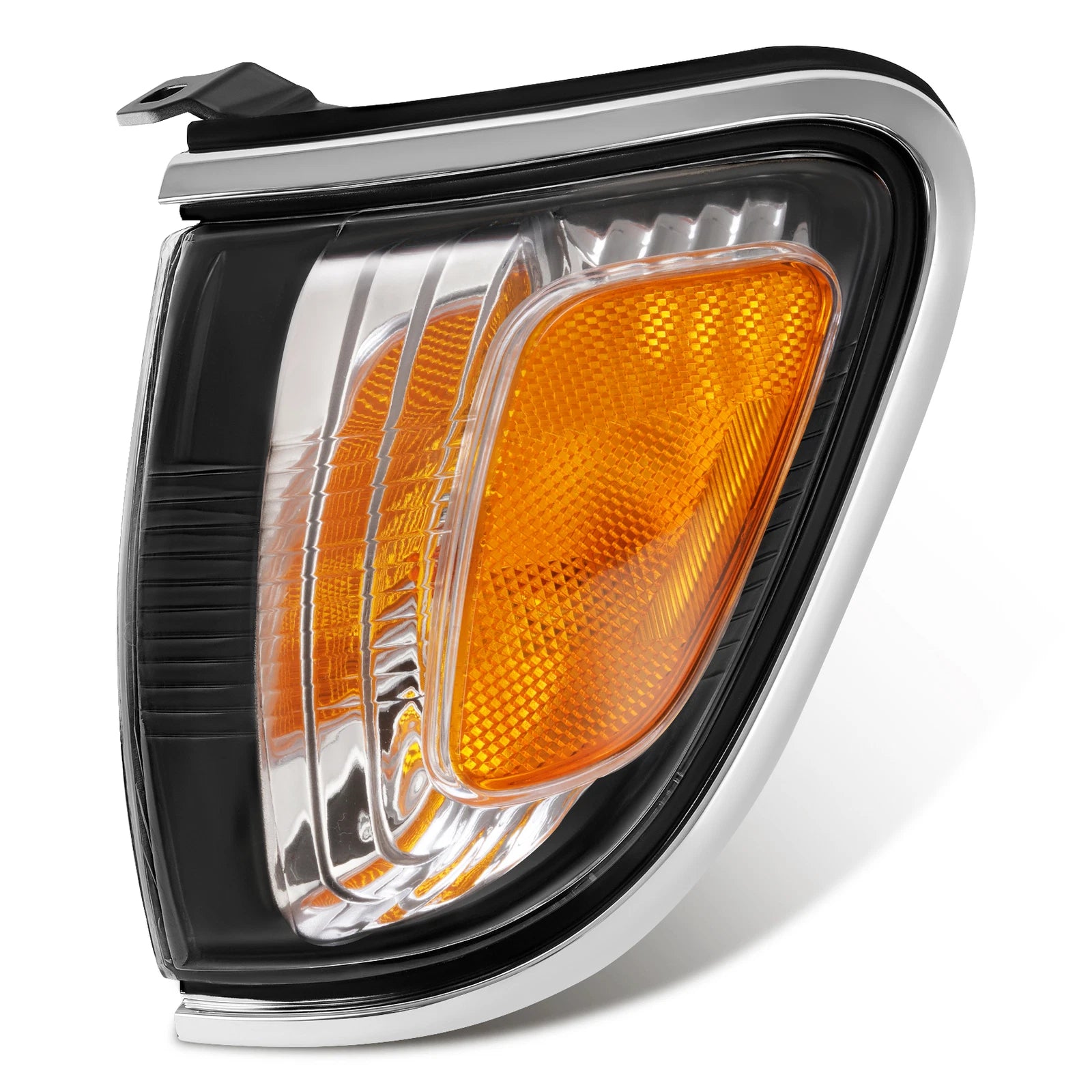Driver Side Turn Signal Light with Chrome Trim for Toyota Tacoma (2001-2004)