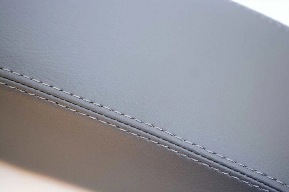 Leather Synthetic Console Armrest Cover for Chevrolet Cruze (2016–2018) Gray